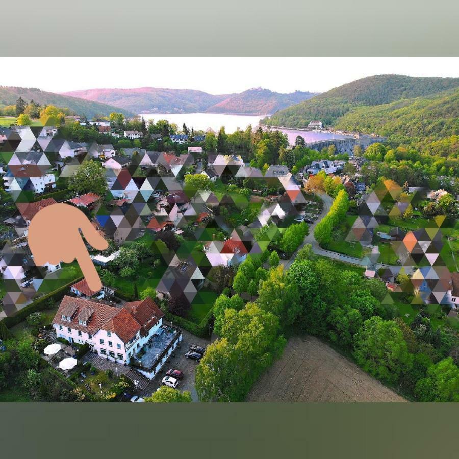 Hotel Pension Haus Talblick Edersee Hemfurth-Edersee Exterior foto